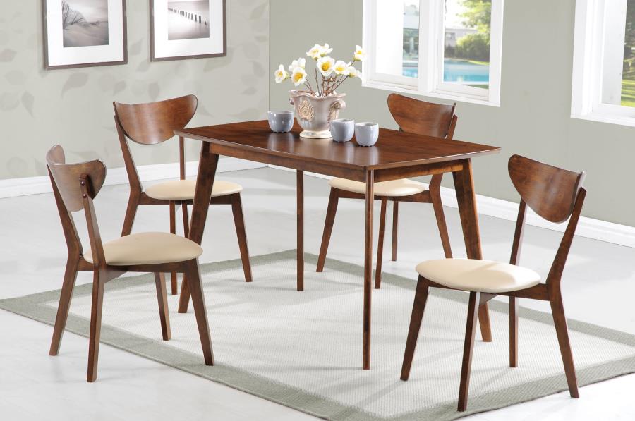 5pc Dining Table Set - Chestnut