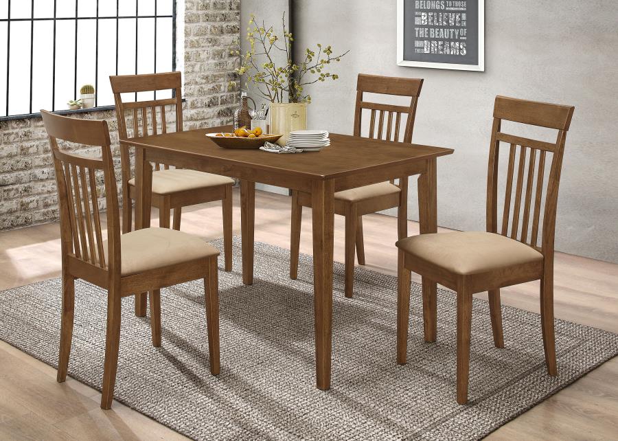 5pc Dining Table Set - Chestnut