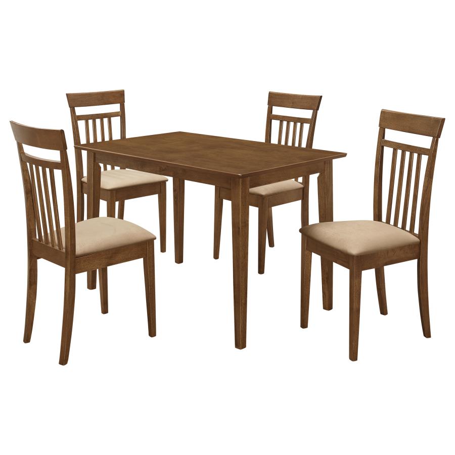 5pc Dining Table Set - Chestnut