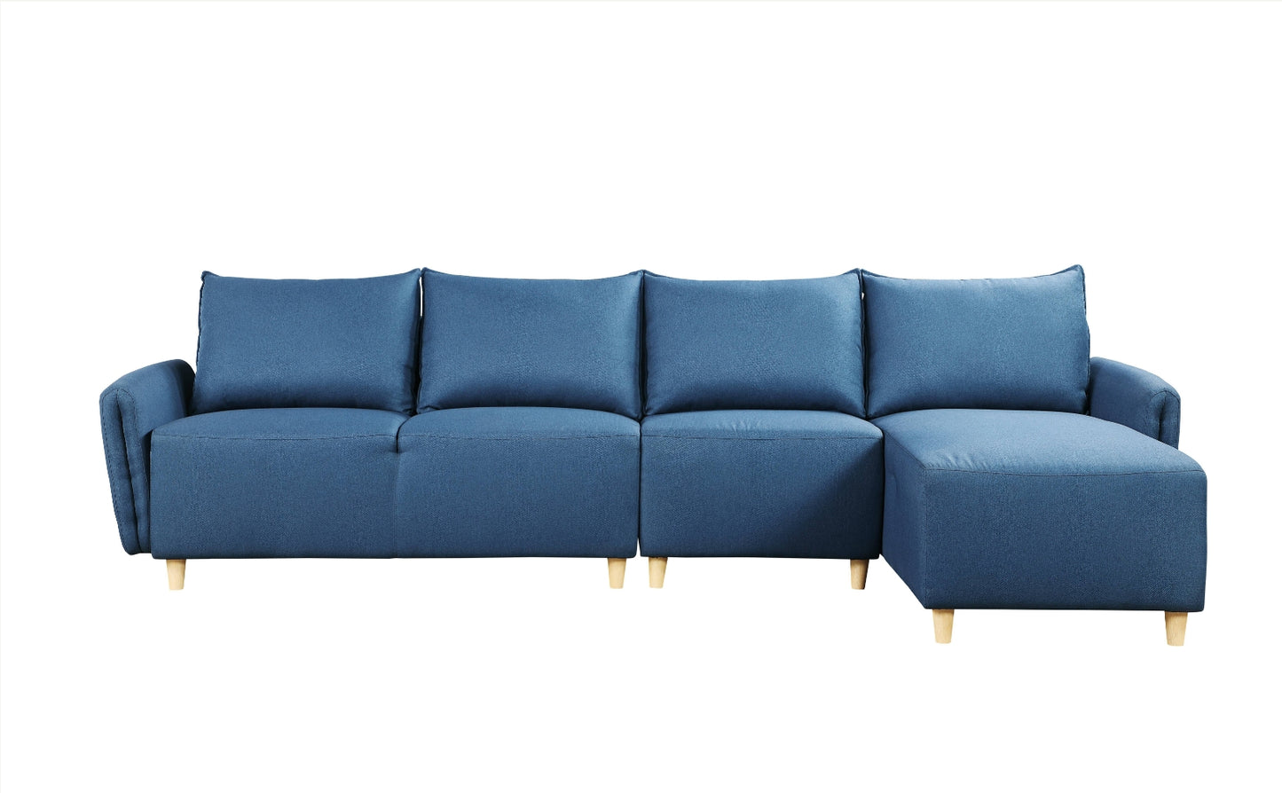 Reversible Sectional Sofa - Blue