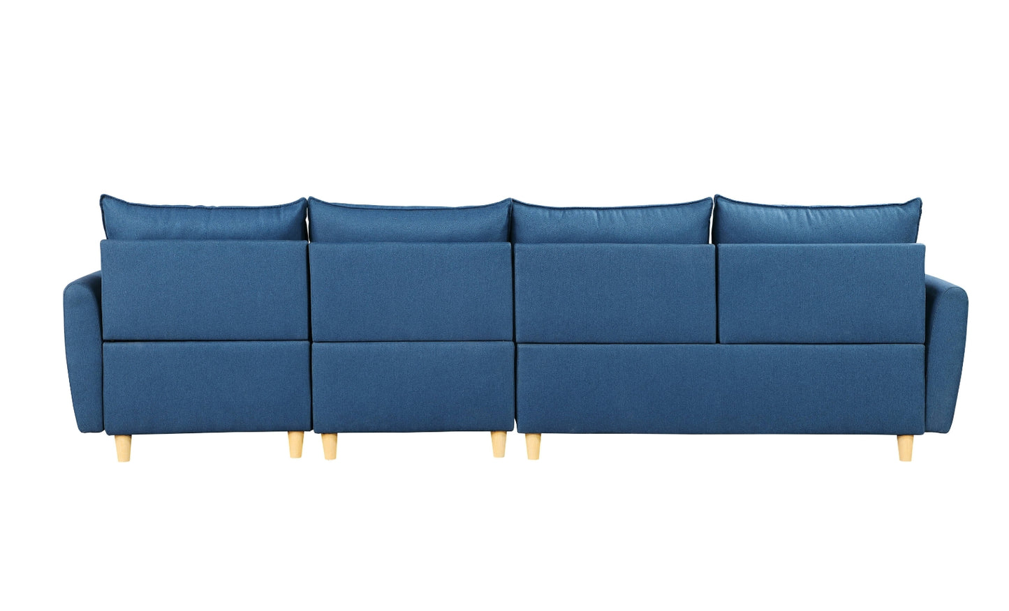 Reversible Sectional Sofa - Blue