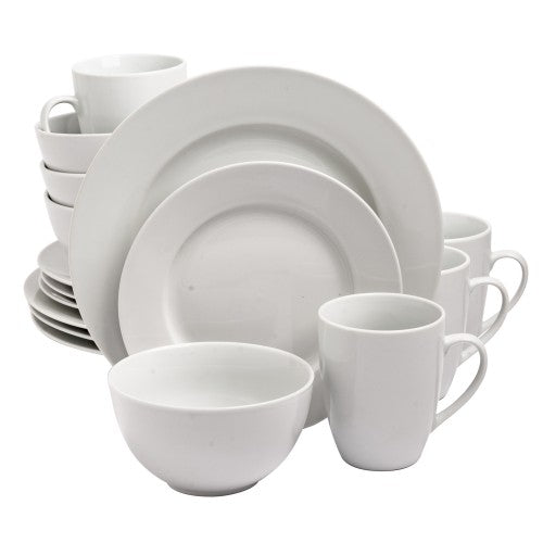 16pc Dinnerware Set, White ****