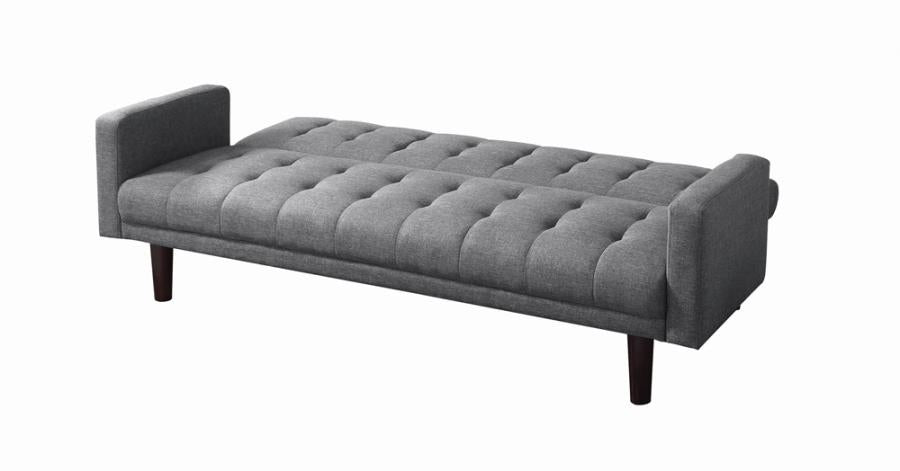 Gray Tufted Sofa Bed