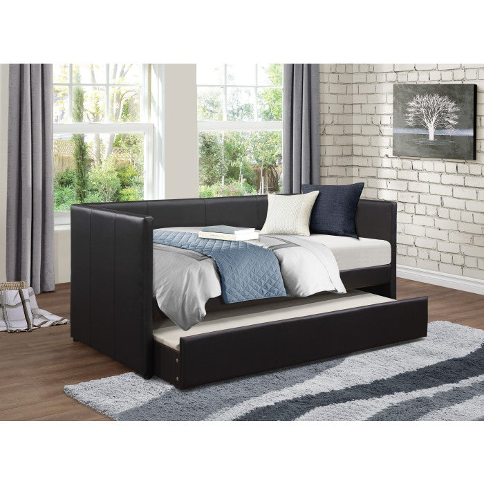 Vinyl Twin Daybed Frame + Trundle