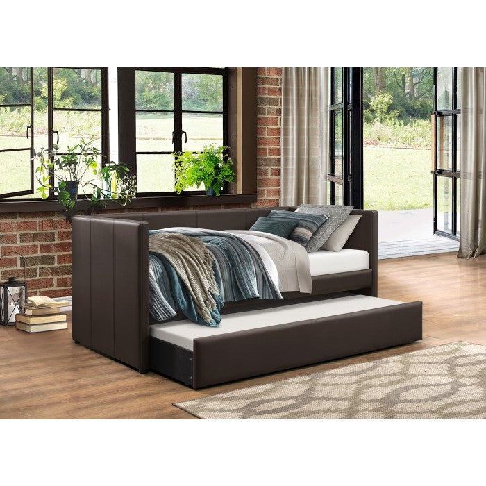 Vinyl Twin Daybed Frame + Trundle