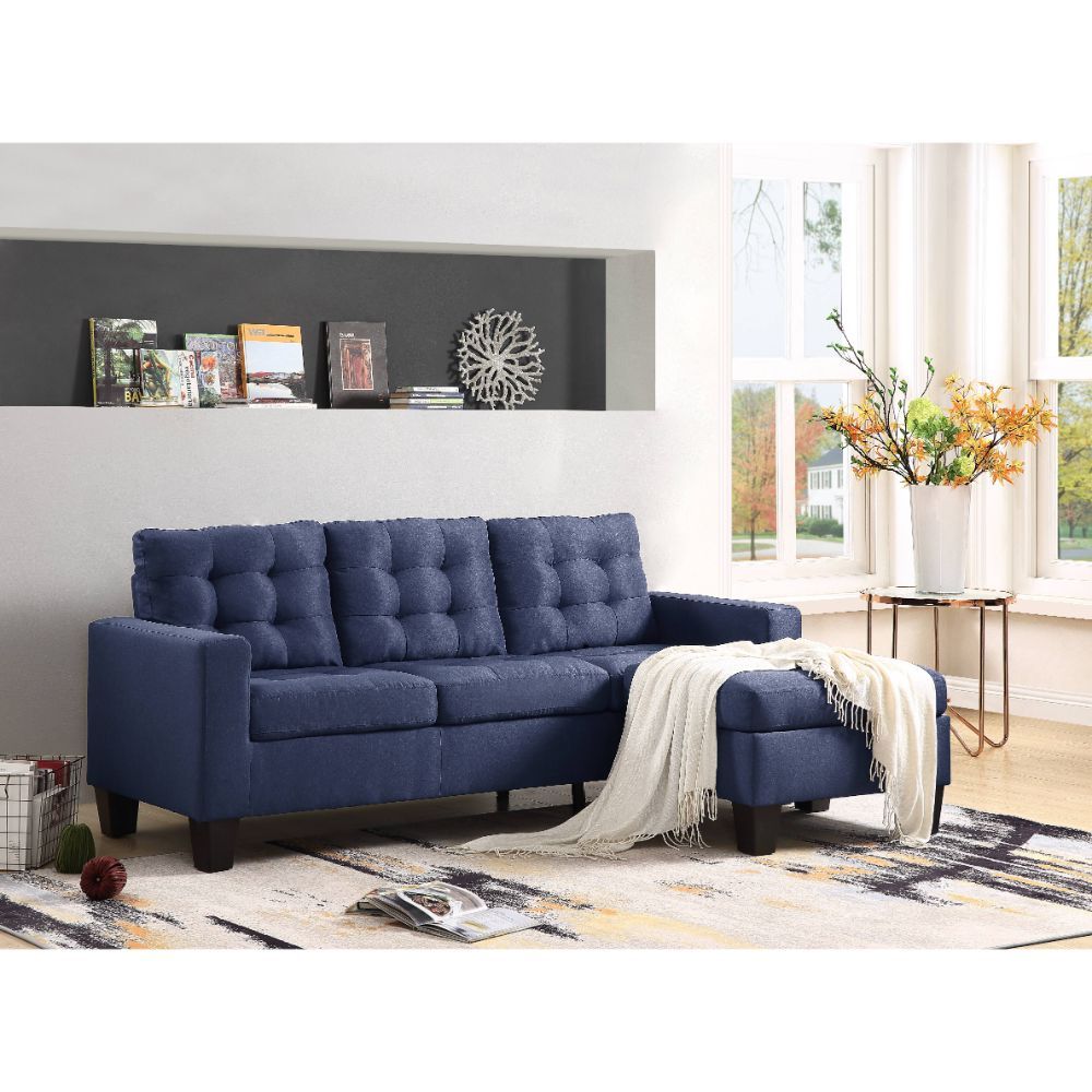 Small Blue Sectional